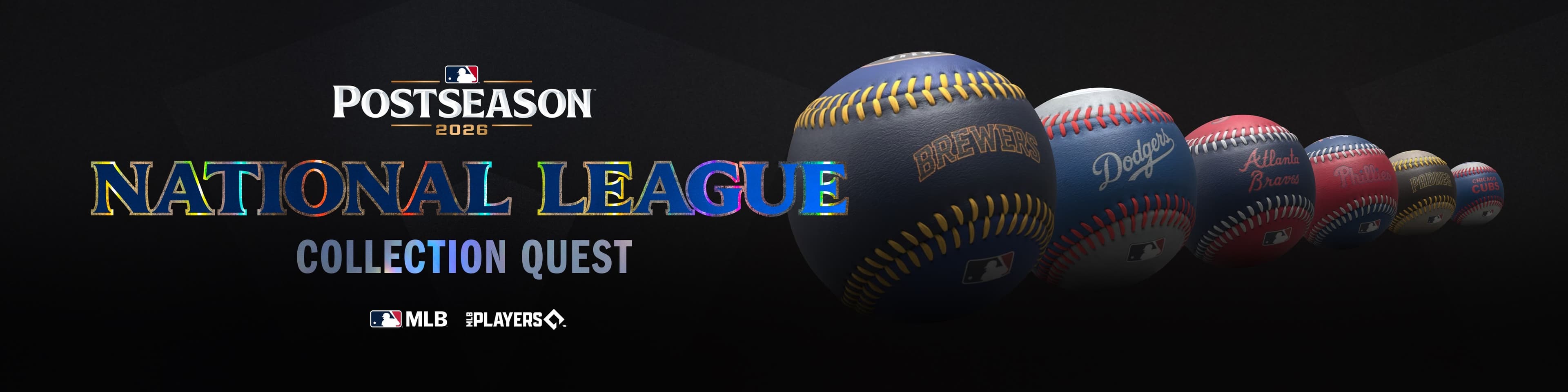2026 MLB Postseason National League Team Ball Quest